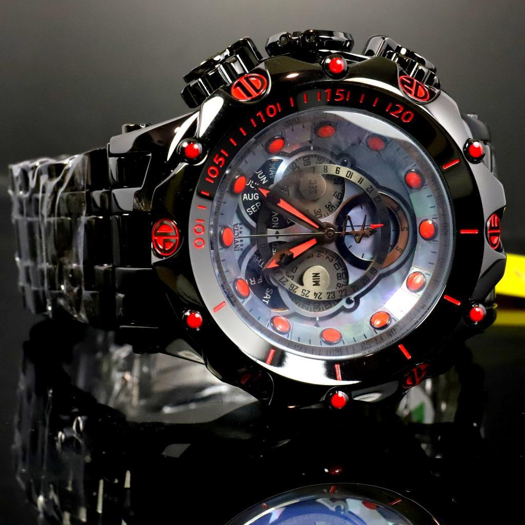 Invicta Reserve Venom Viper Black Label Master Calendar Swiss 5040.F MOP Watch