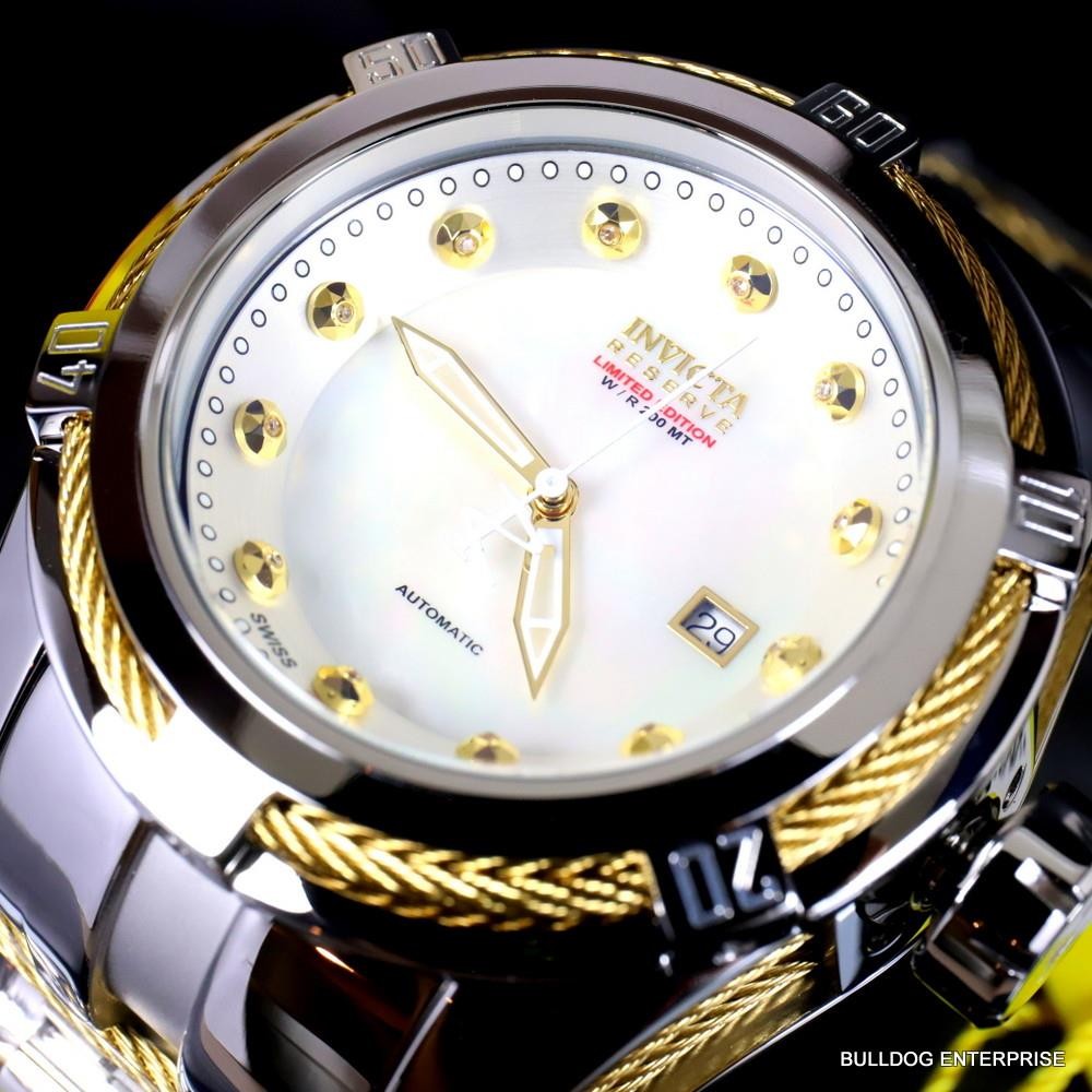 Invicta Reserve Bolt Zeus Heritage Ltd Ed Swiss SW200 Automatic Steel Watch New