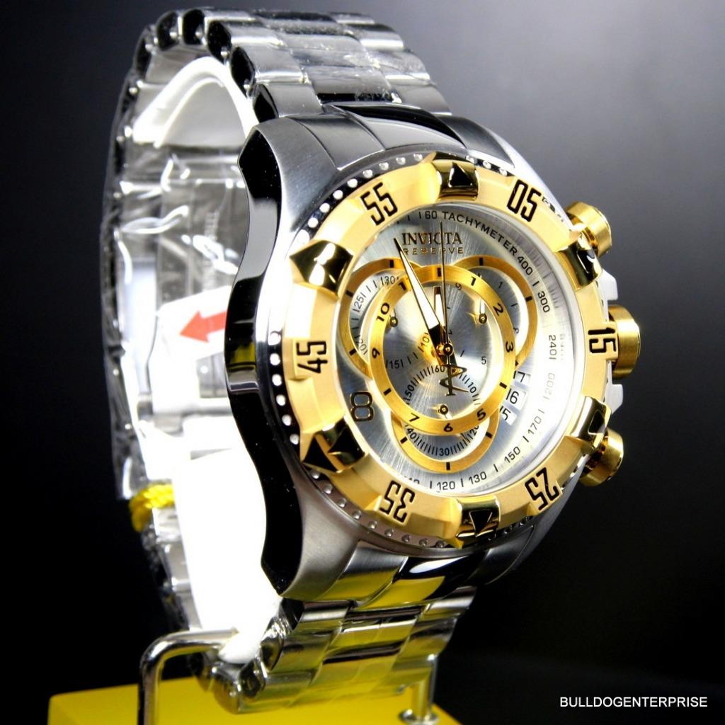 Invicta Reserve Excursion Touring Chronograph 52mm Steel Swiss Movt Watch New