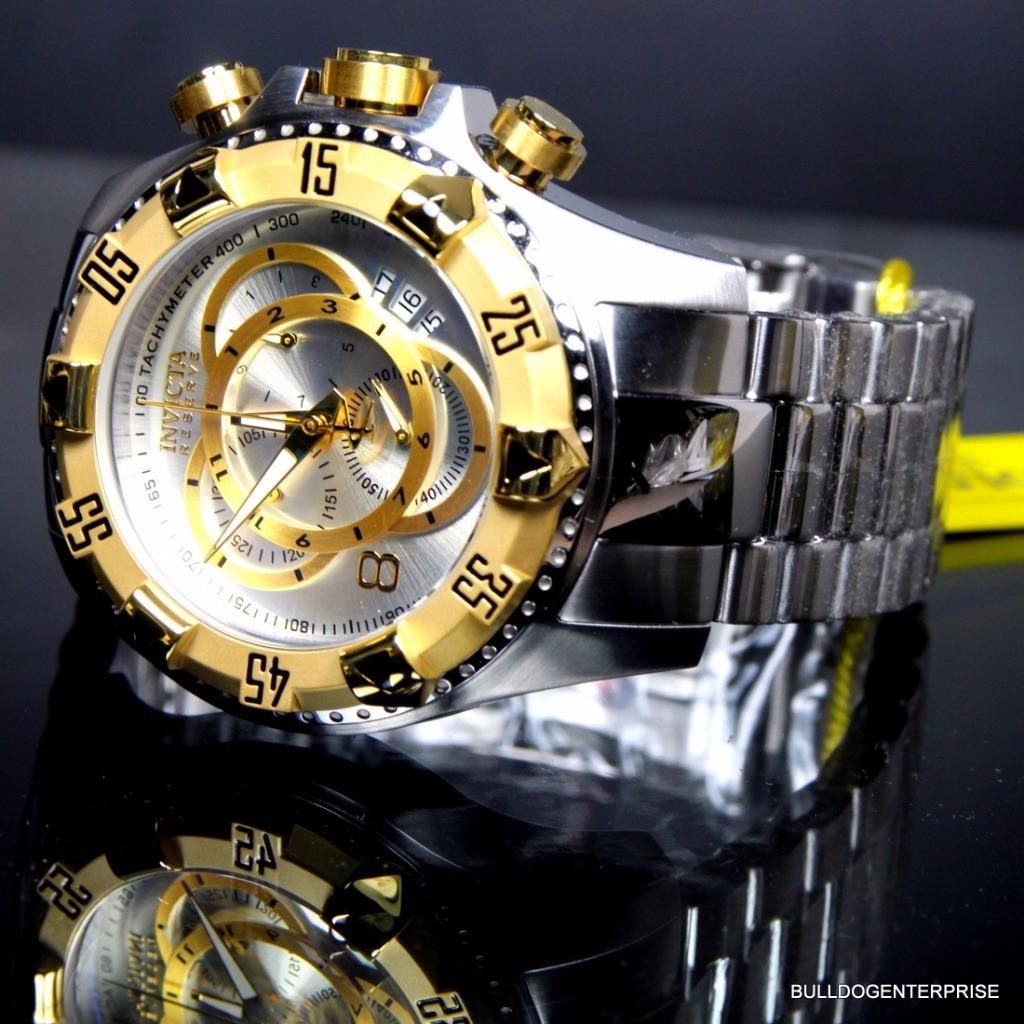 Invicta Reserve Excursion Touring Chronograph 52mm Steel Swiss Movt Watch New