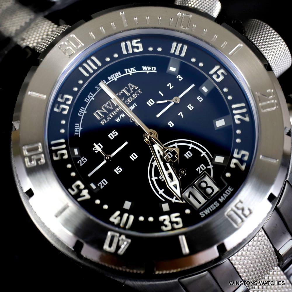 Invicta Platinum Select Coalition Forces Swiss Made Steel Chrono Watch 50mm New