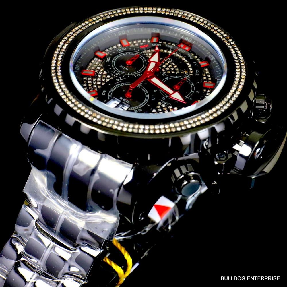 Invicta Sea Hunter Gen II 1.77CTW Diamond Black Label Swiss Mvt 58mm Watch New