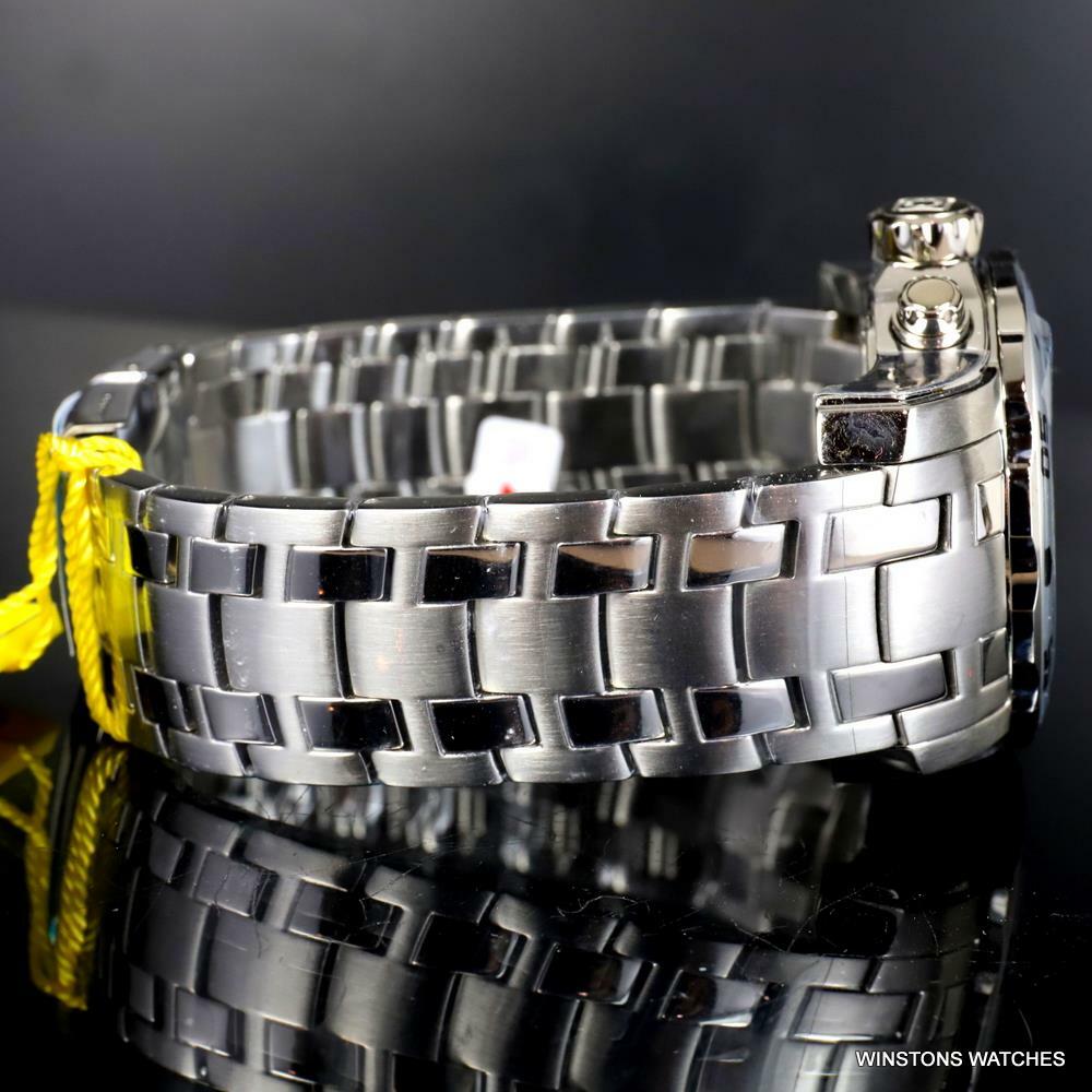 Invicta Pro Diver Scuba Silver-Tone Stainless Steel Chronograph 48mm Watch New