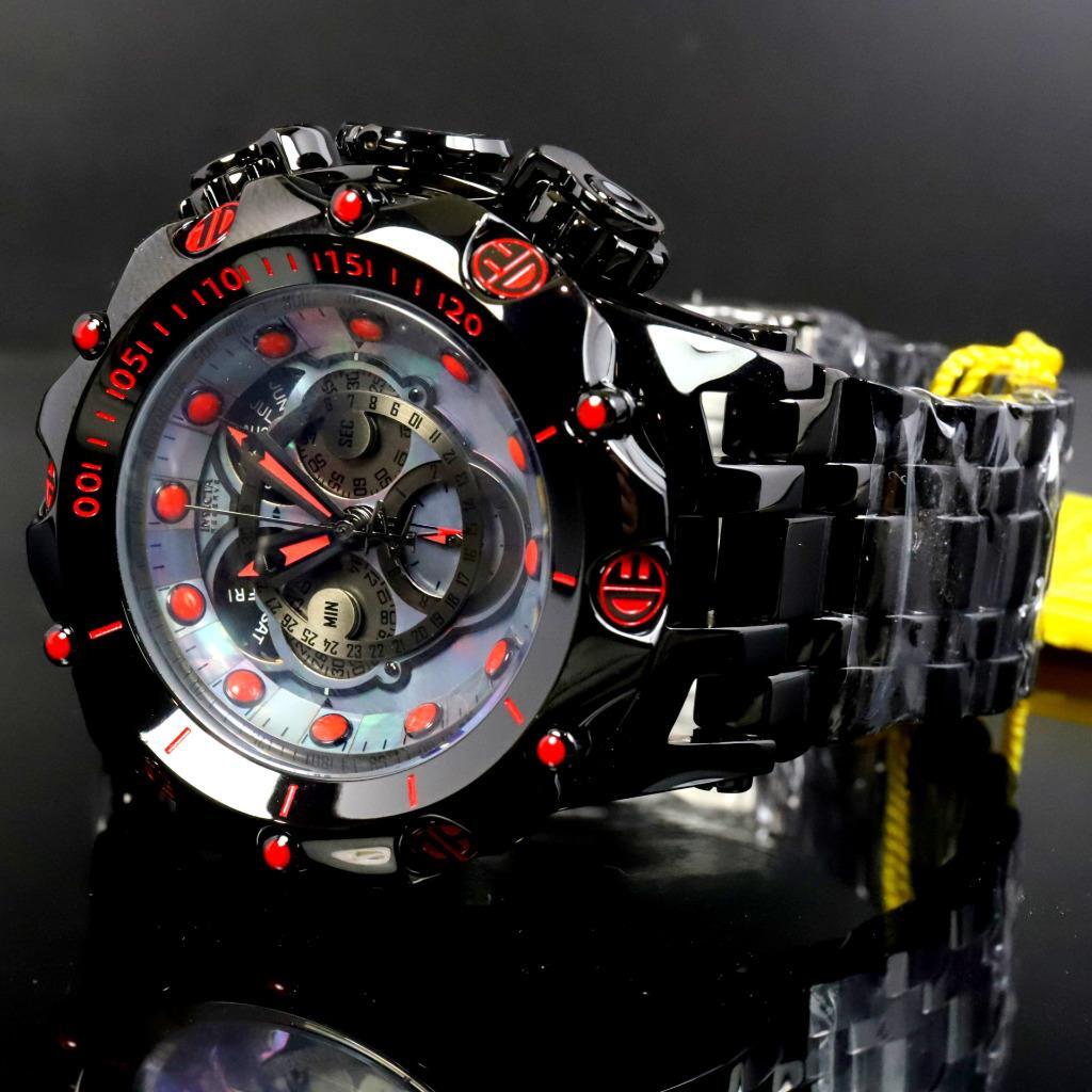 Invicta Reserve Venom Viper Black Label Master Calendar Swiss 5040.F MOP Watch
