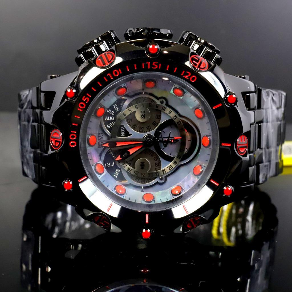 Invicta Reserve Venom Viper Black Label Master Calendar Swiss 5040.F MOP Watch