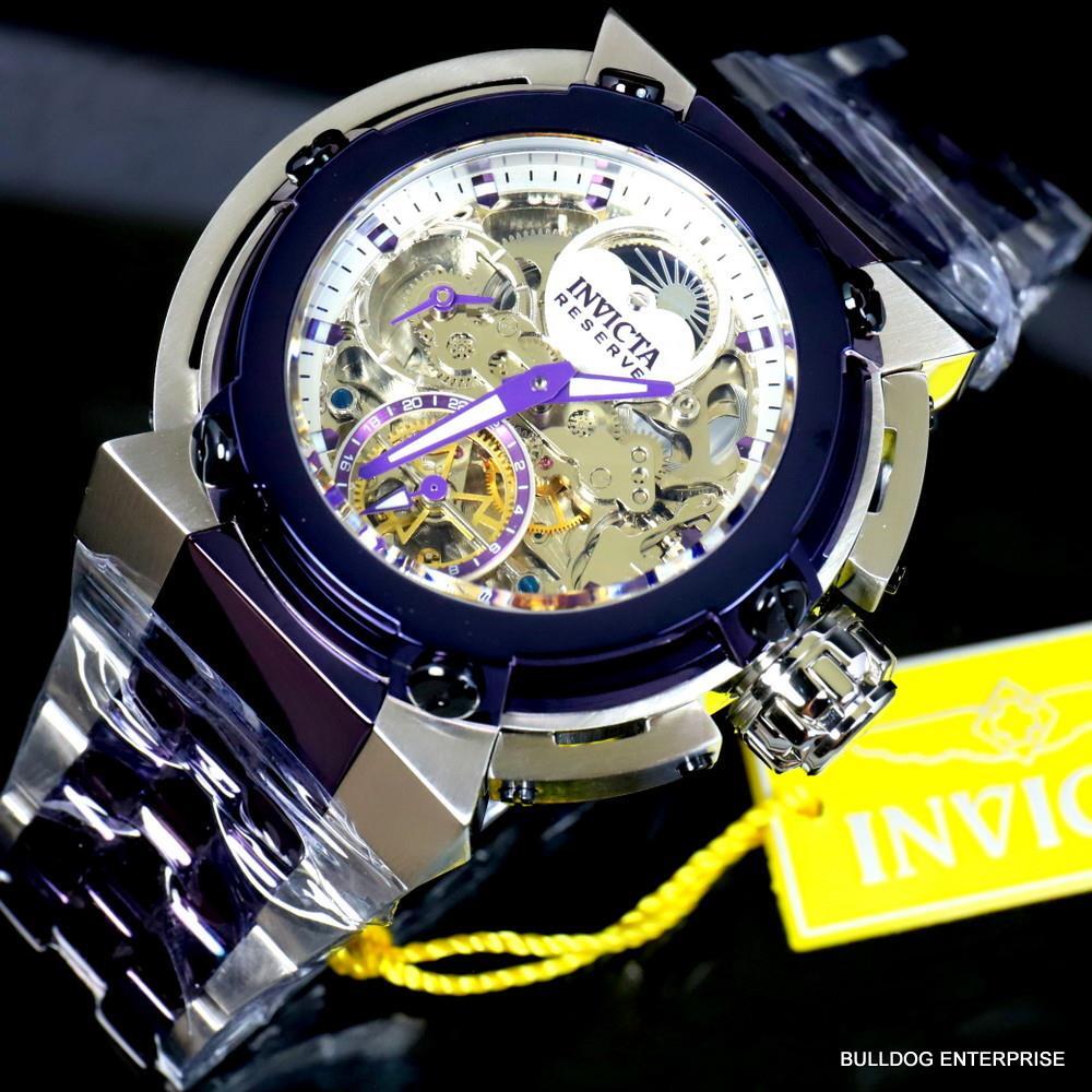 Invicta Reserve X-Wing  Automatic Day/Night Moon Phase Skeletonized Watch New