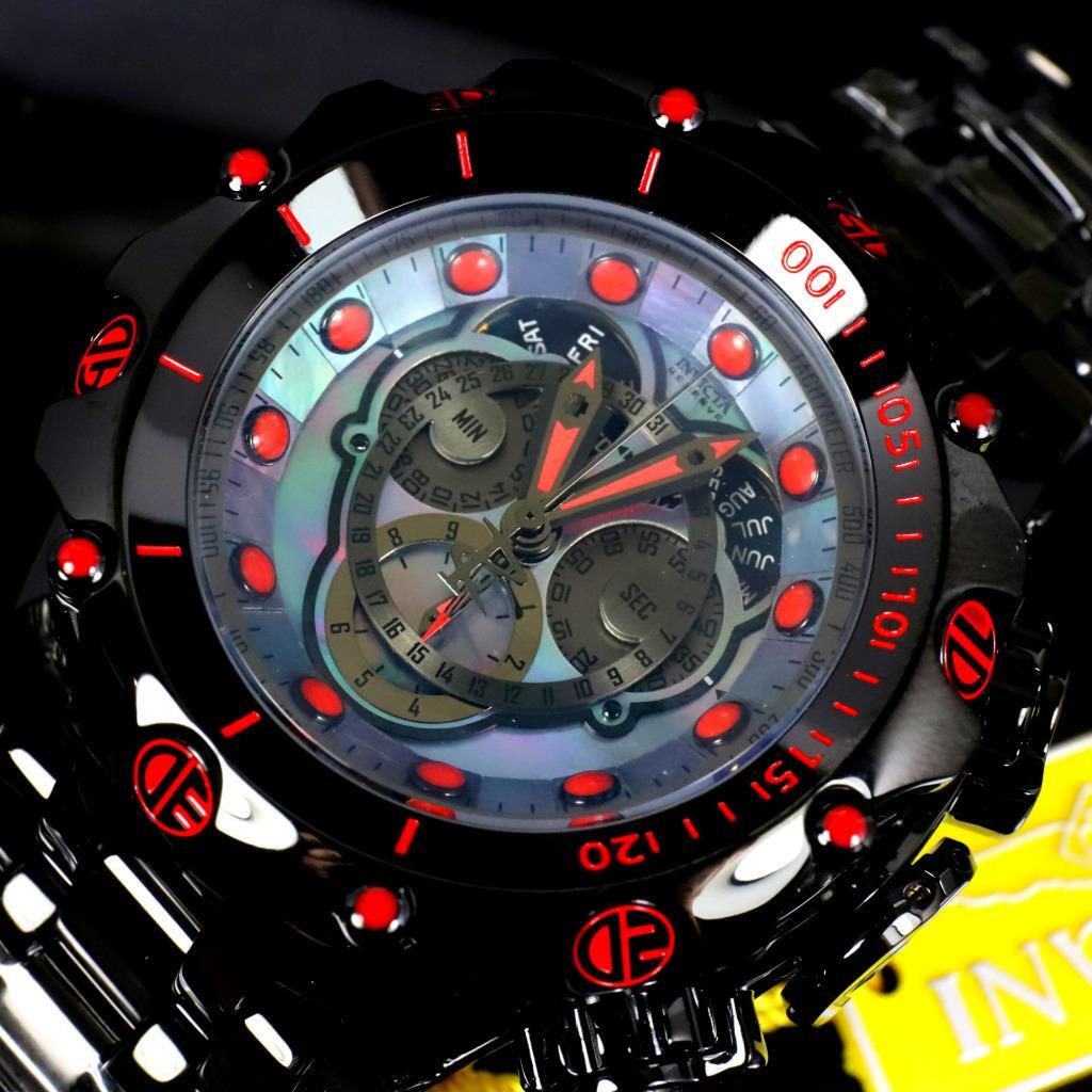 Invicta Reserve Venom Viper Black Label Master Calendar Swiss 5040.F MOP Watch