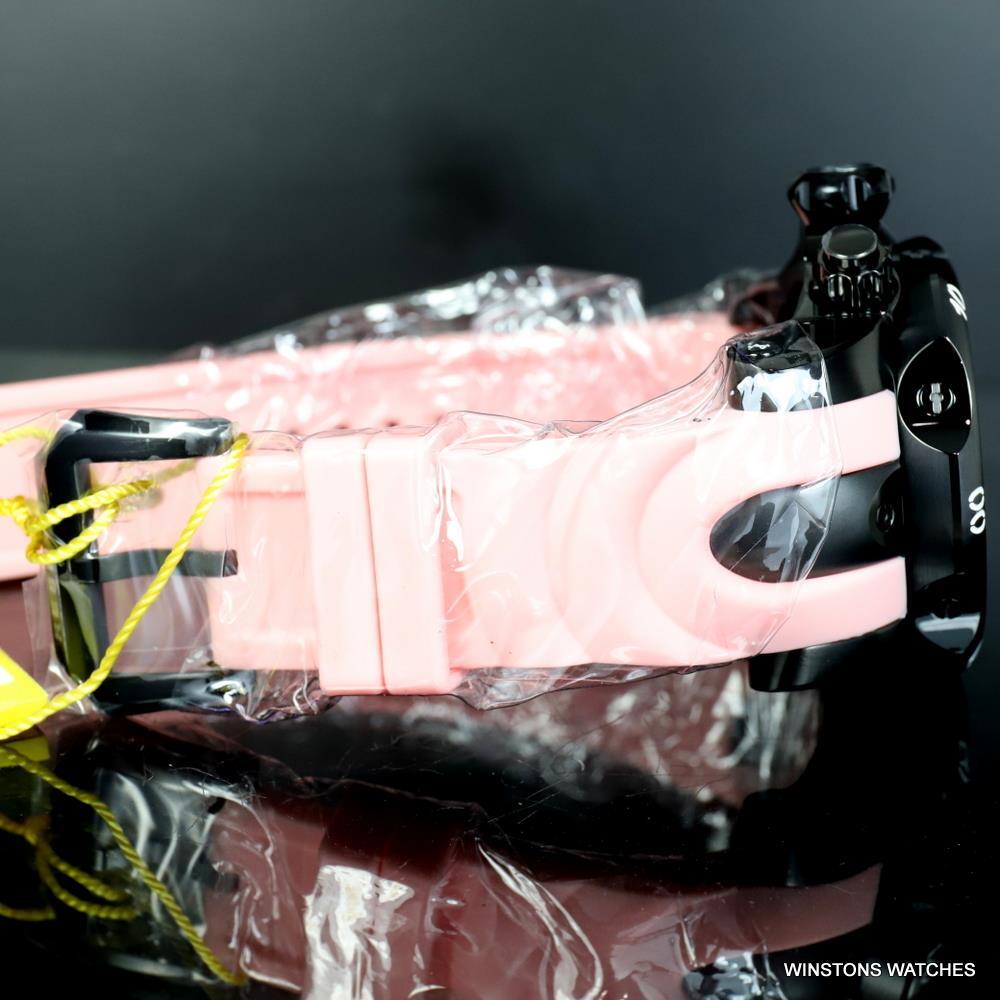 Invicta Reserve Venom Pink Silicone Black Swiss Mvt Chronograph 52mm Watch New