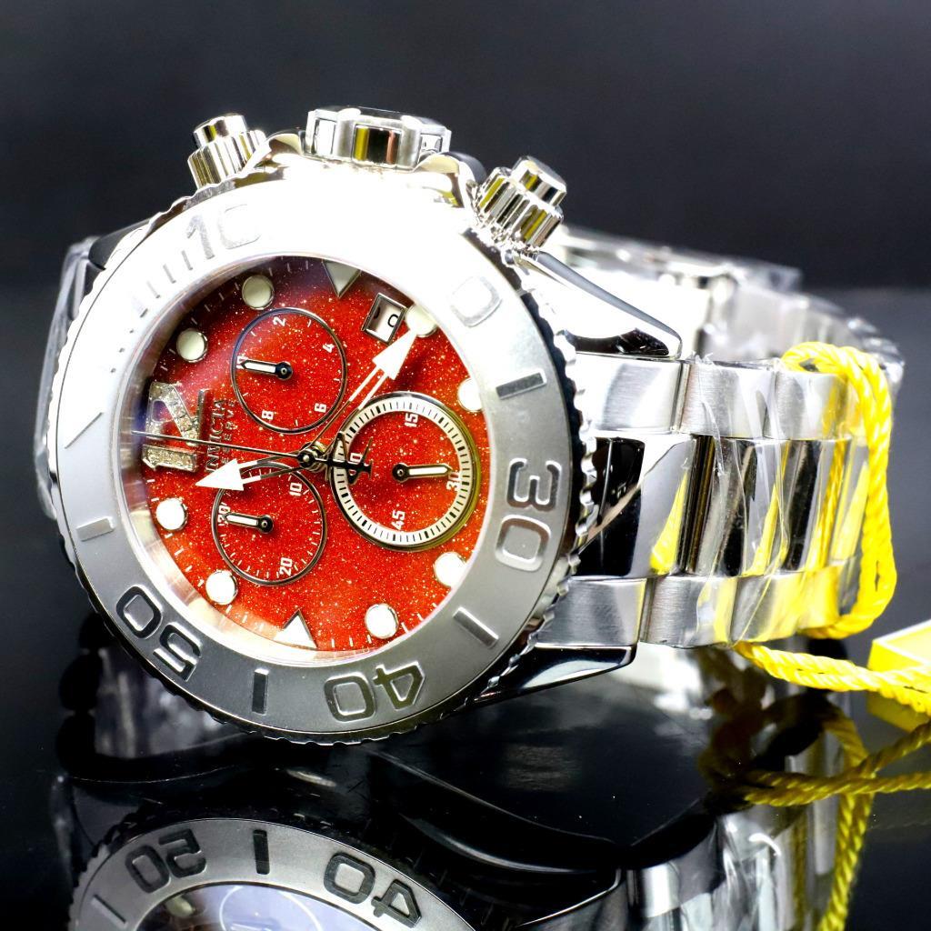 Invicta Masterpiece Reserve Grand Diver Brown Sand Stone Diamond Swiss ETA Watch