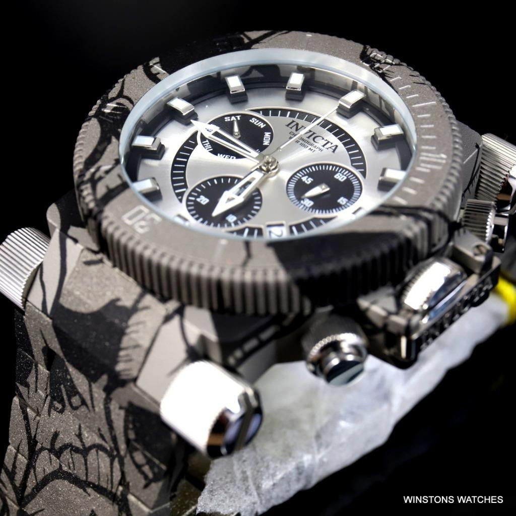 Invicta Coalition Forces Hydroplated Graffiti Steel Chronograph 51mm Watch New