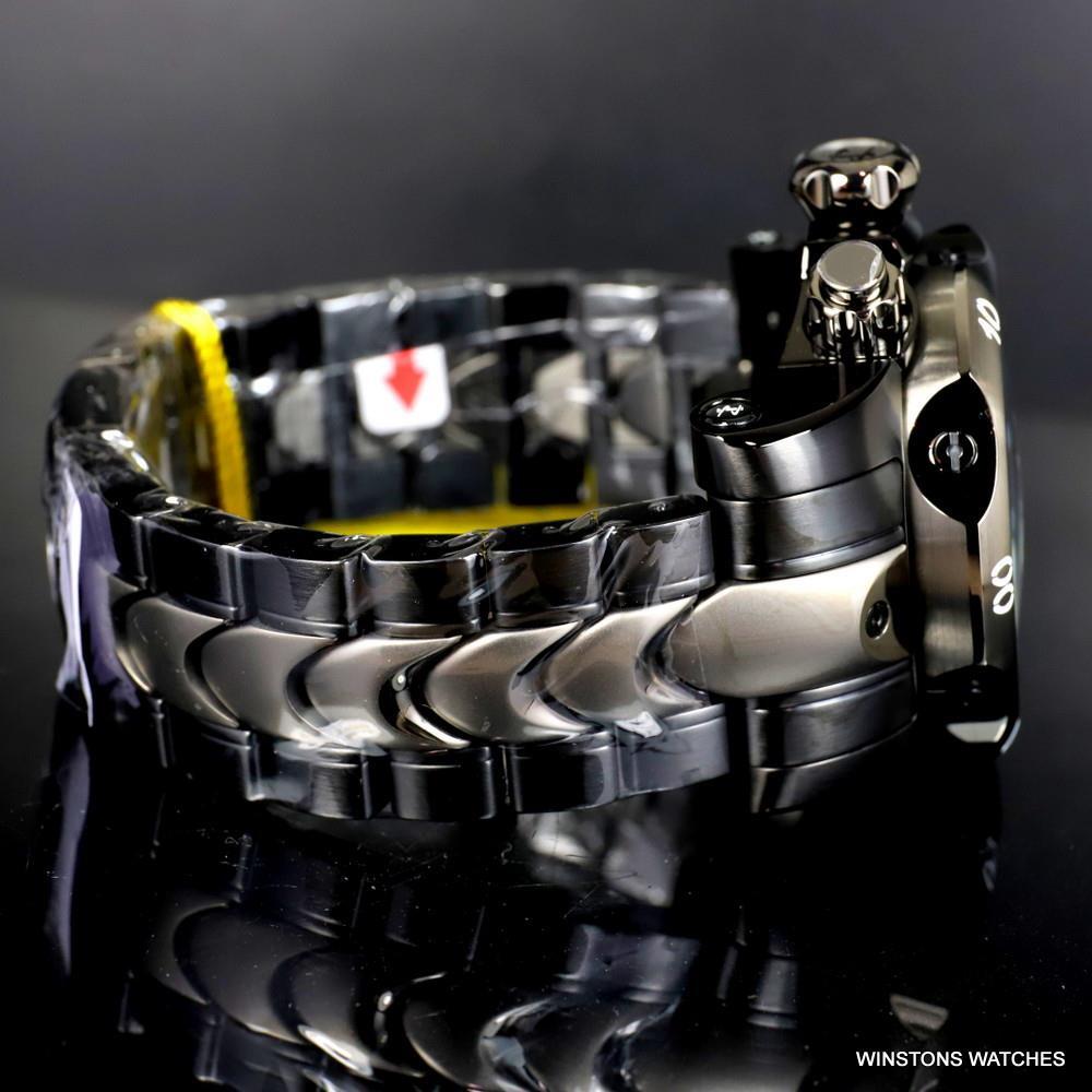 Invicta Marvel Black Panther Reserve Venom 52mm Steel Swiss Mvt Chrono Watch New