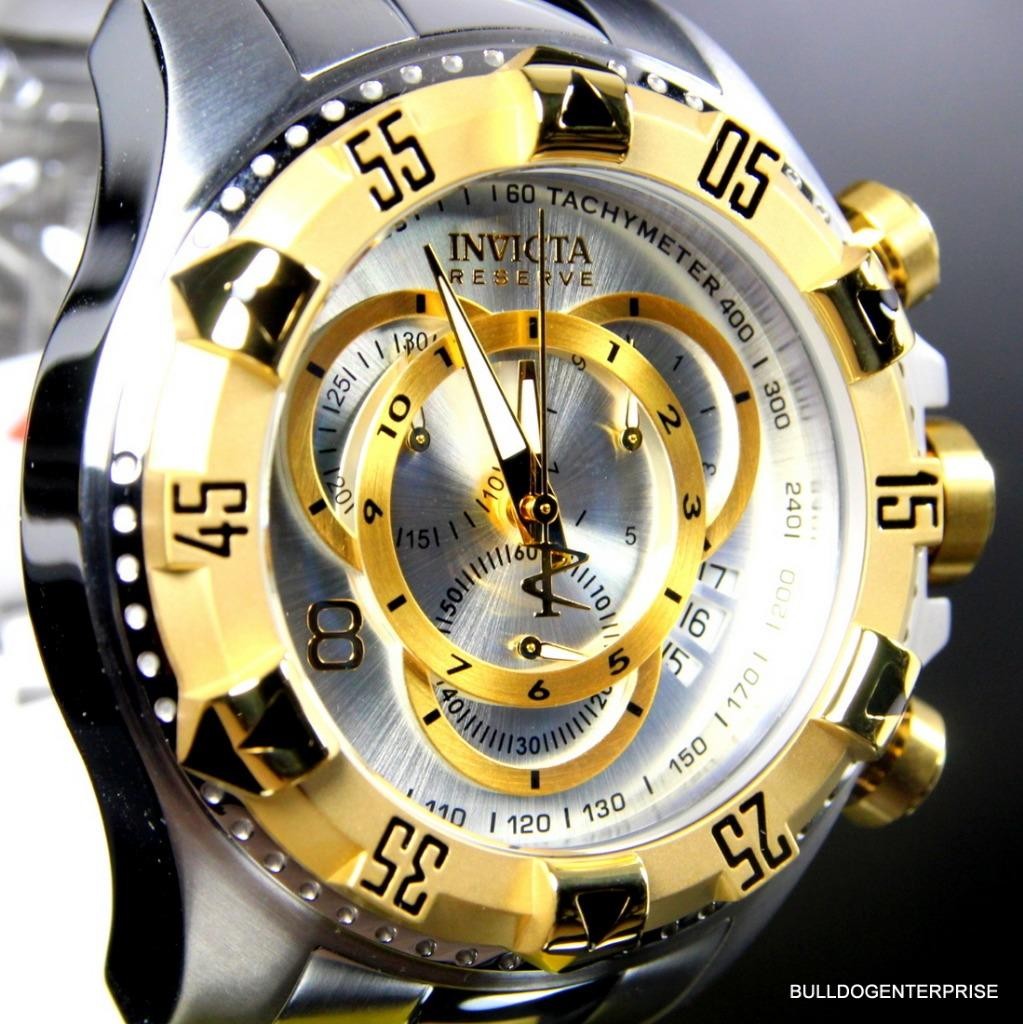 Invicta Reserve Excursion Touring Chronograph 52mm Steel Swiss Movt Watch New