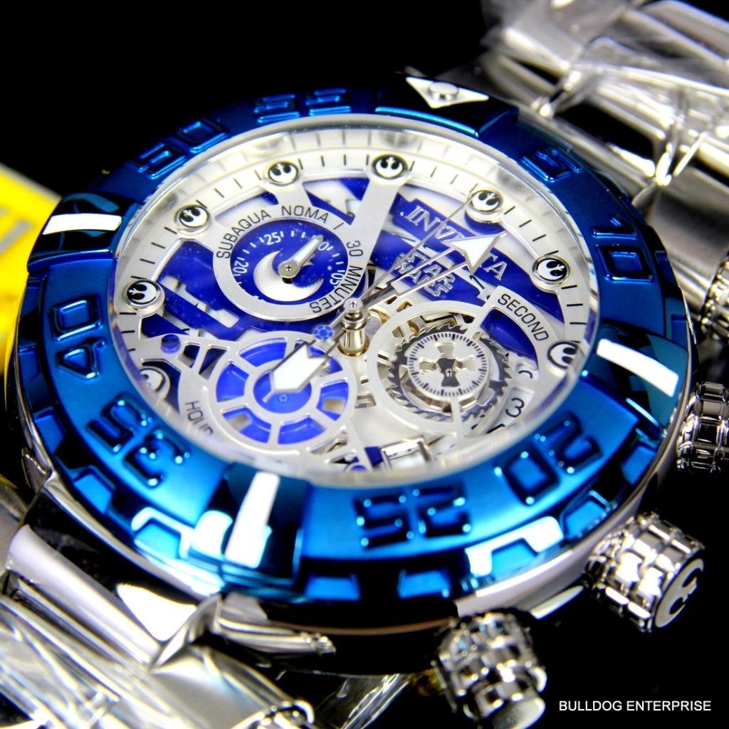 Invicta Star Wars R2D2 Subaqua Noma I Ltd Ed Swiss Movt 47mm Steel Watch New