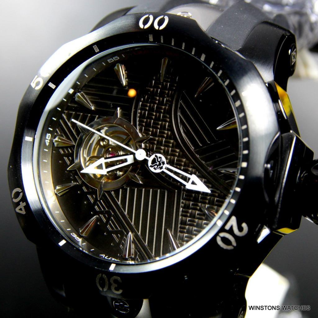 Invicta Marvel Black Panther Venom Automatic Open Heart Ltd Ed 52mm Watch New