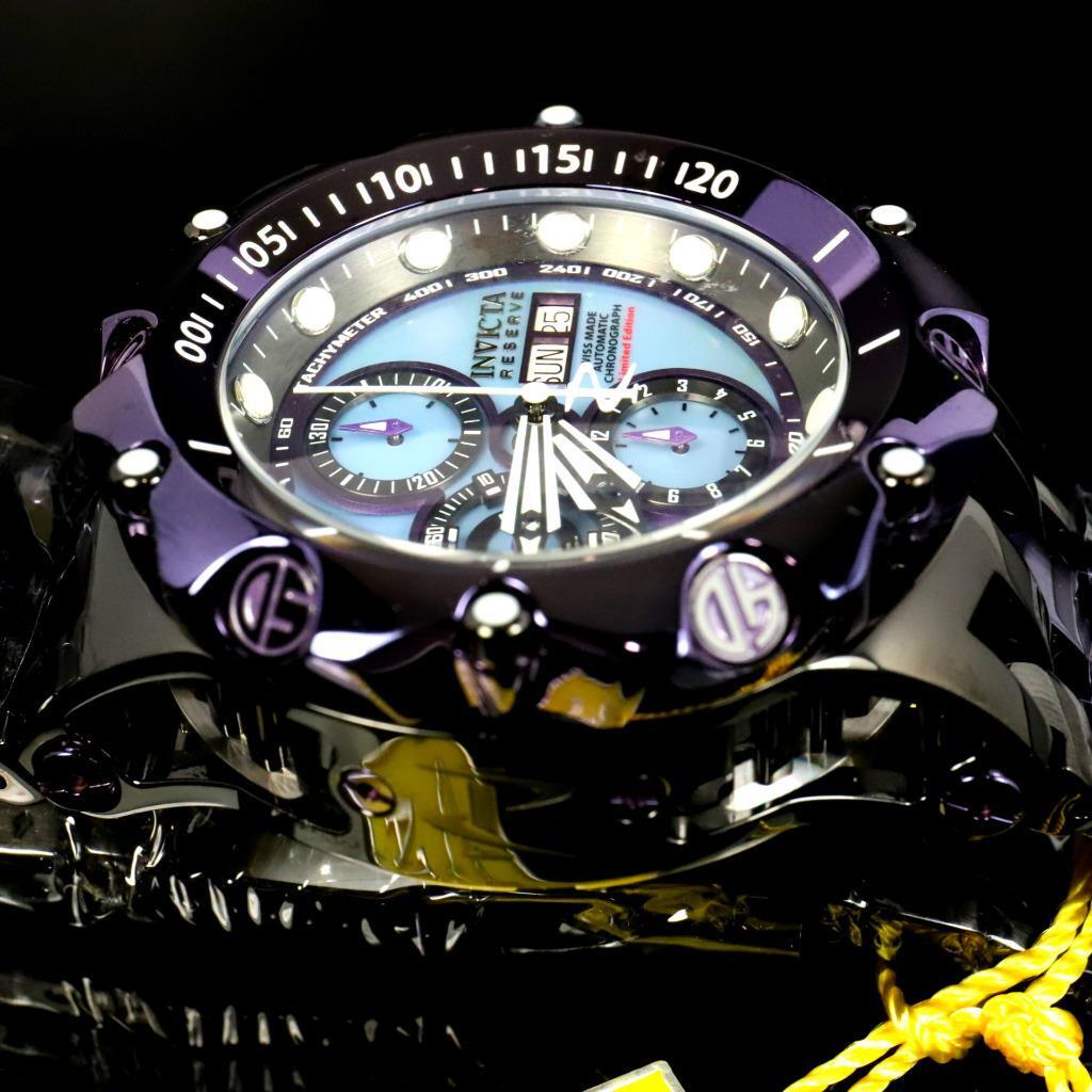Invicta Reserve Venom Fusion Swiss Made Sellita SW500 Purple Automatic Watch