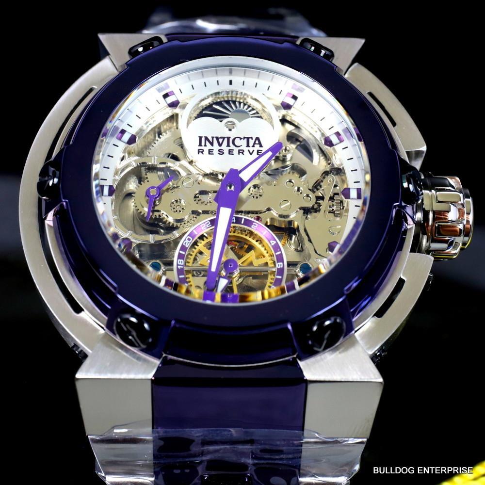 Invicta Reserve X-Wing  Automatic Day/Night Moon Phase Skeletonized Watch New