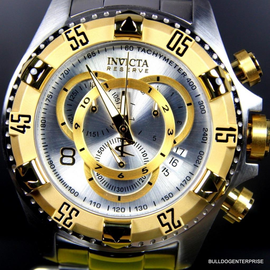Invicta Reserve Excursion Touring Chronograph 52mm Steel Swiss Movt Watch New
