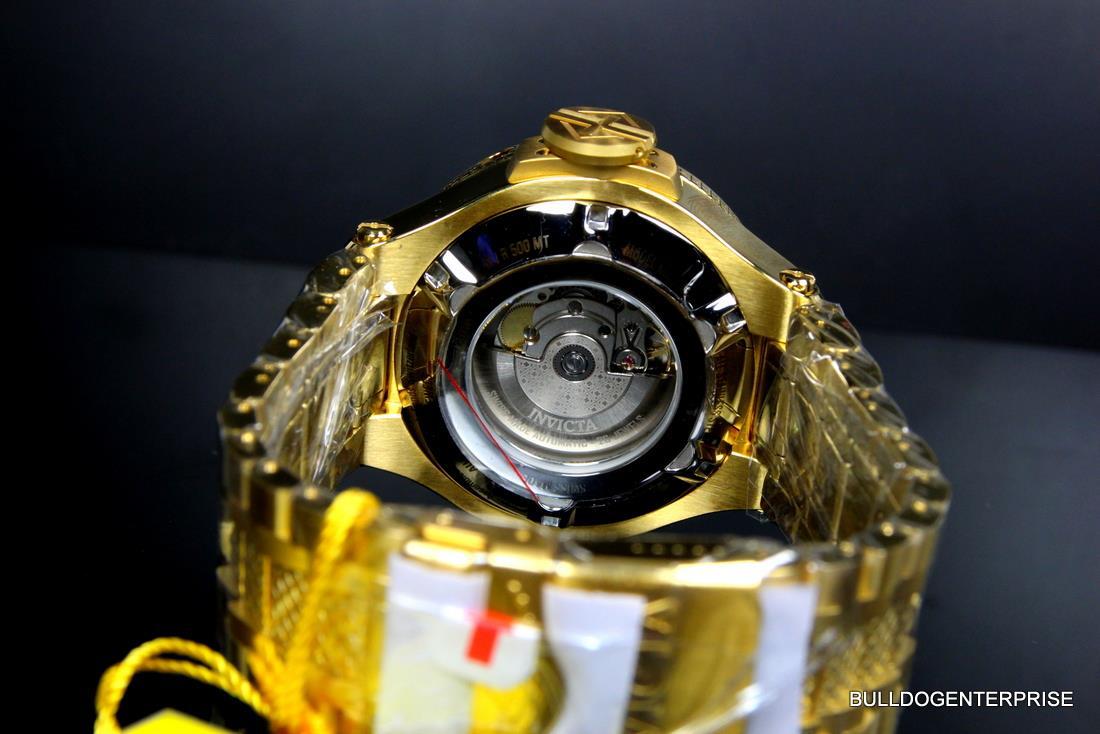 Invicta Subaqua Noma V Swiss Made Gold Plated Dragon Automatic SW200 Watch New