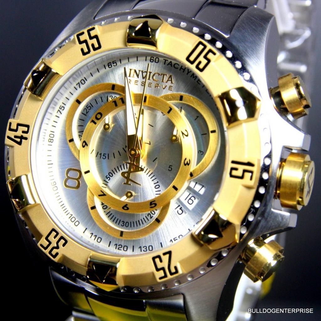 Invicta Reserve Excursion Touring Chronograph 52mm Steel Swiss Movt Watch New