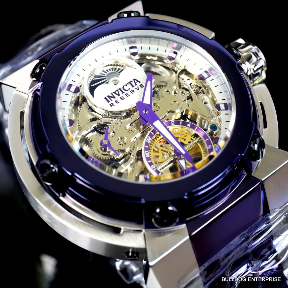 Invicta Reserve X-Wing  Automatic Day/Night Moon Phase Skeletonized Watch New