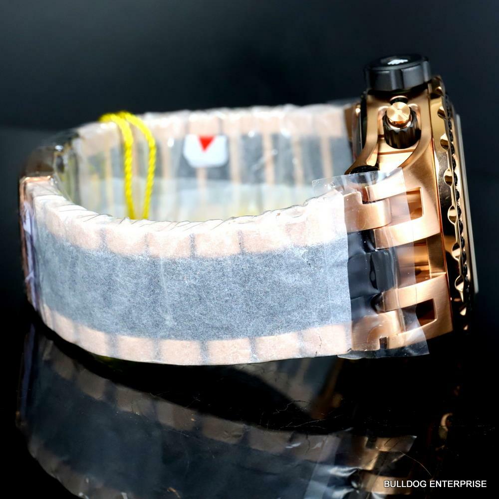 Invicta  Reserve JT Subaqua Specialty 5CTW Black Spinel Rose Gold 52mm Watch New