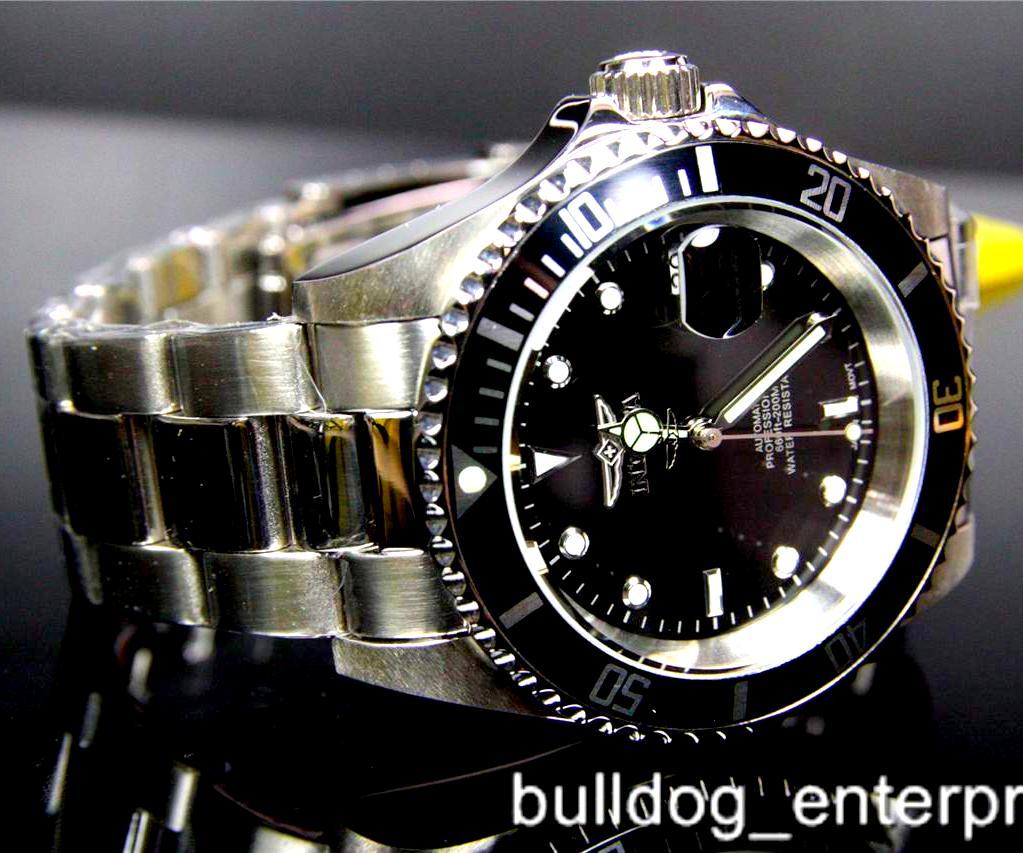Mens Invicta Pro Diver Black 8926OB 8926C NH35A Automatic Coin Bezel Watch New