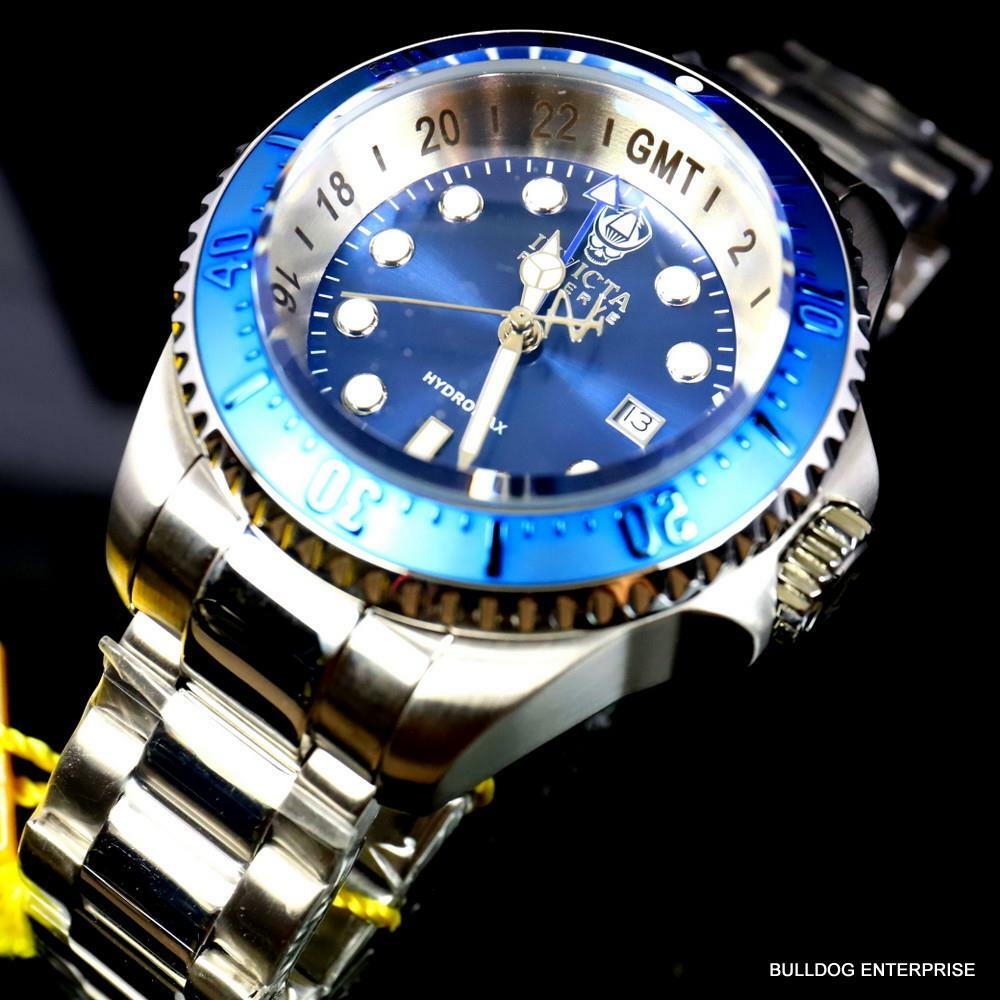 Invicta Reserve Hydromax Swiss Made Gold Tone Stainless Steel Watch 52mm New