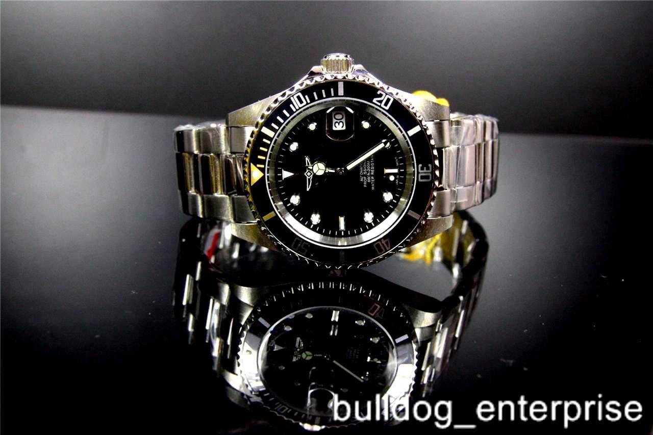 Mens Invicta Pro Diver Black 8926OB 8926C NH35A Automatic Coin Bezel Watch New