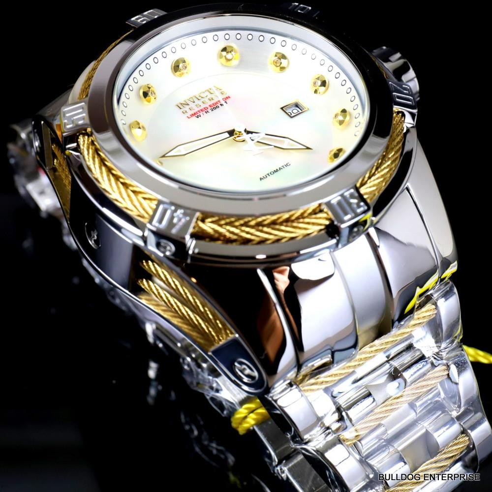 Invicta Reserve Bolt Zeus Heritage Ltd Ed Swiss SW200 Automatic Steel Watch New