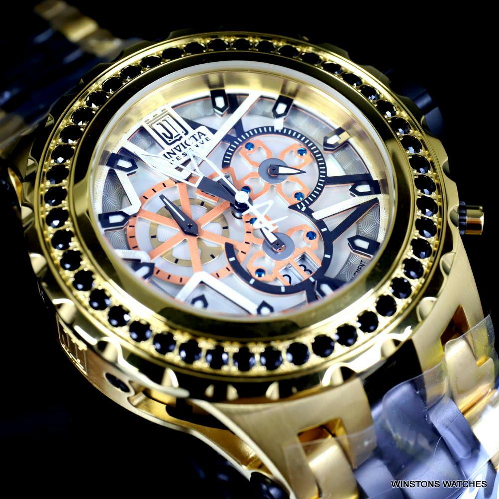 Invicta  Reserve JT Subaqua Specialty 5CTW Spinel Gold Plated 52mm Watch New