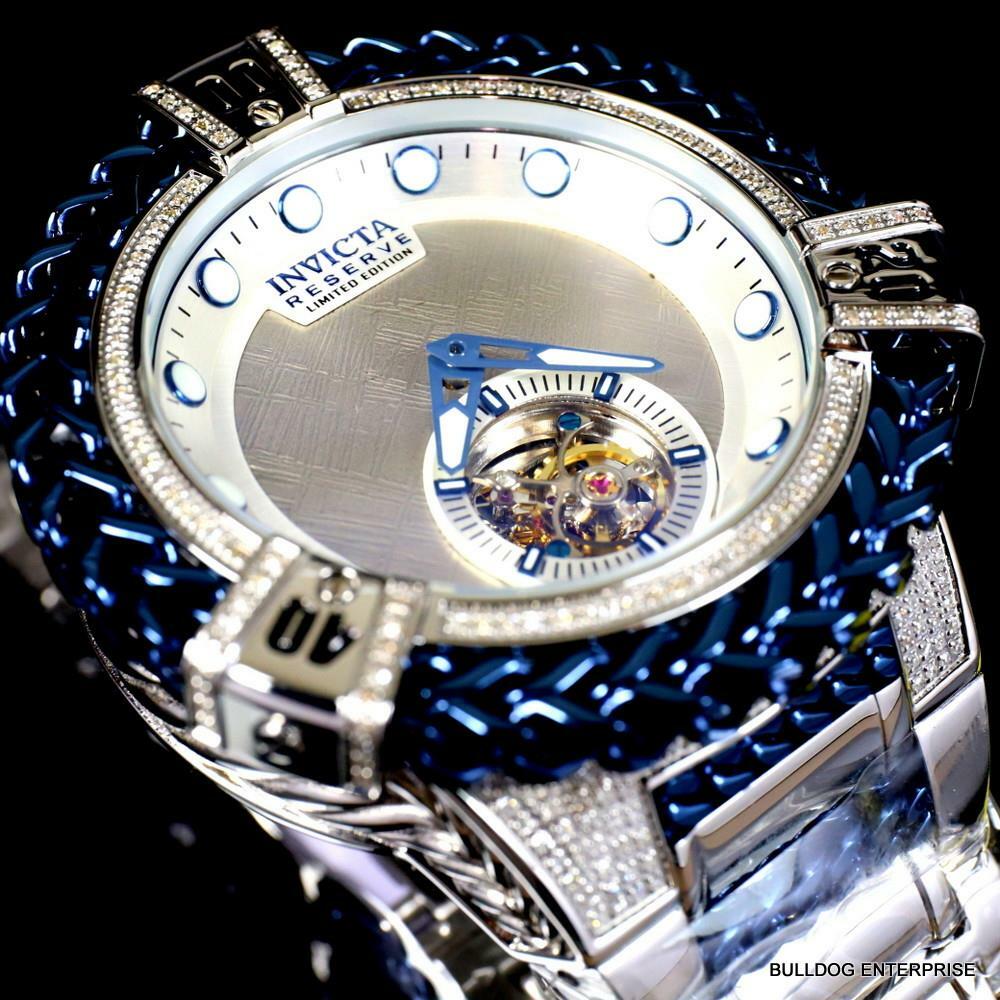 Invicta Reserve Bolt Hercules Meteorite 1.26 CTW Diamond Tourbillon Watch New