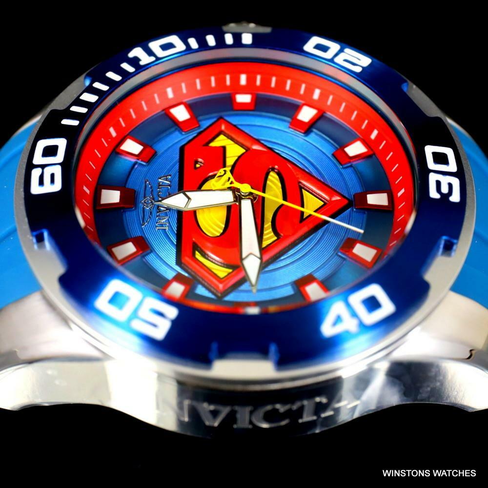Invicta DC Comics Superman Pro Diver Scuba Blue 50mm Limited Edition Watch New