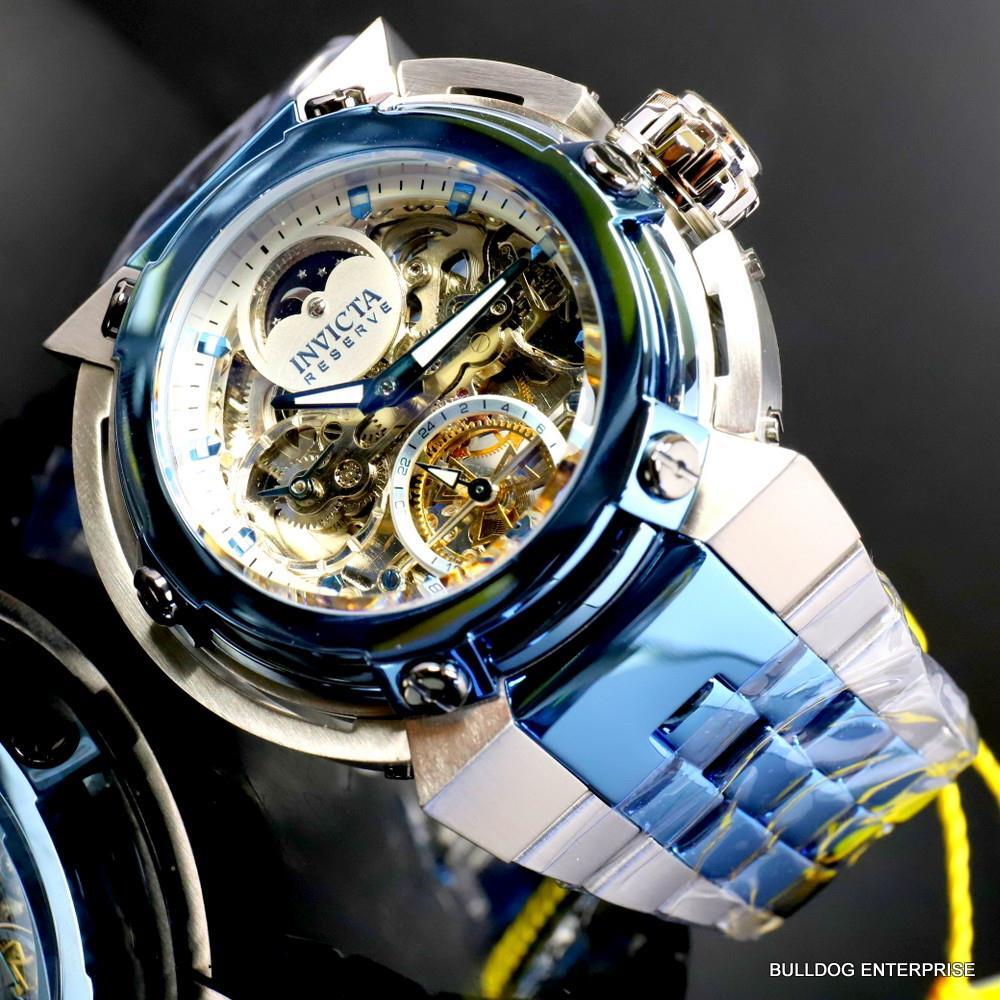 Invicta Reserve X-Wing  Automatic Day/Night Moon Phase Skeletonized Watch New