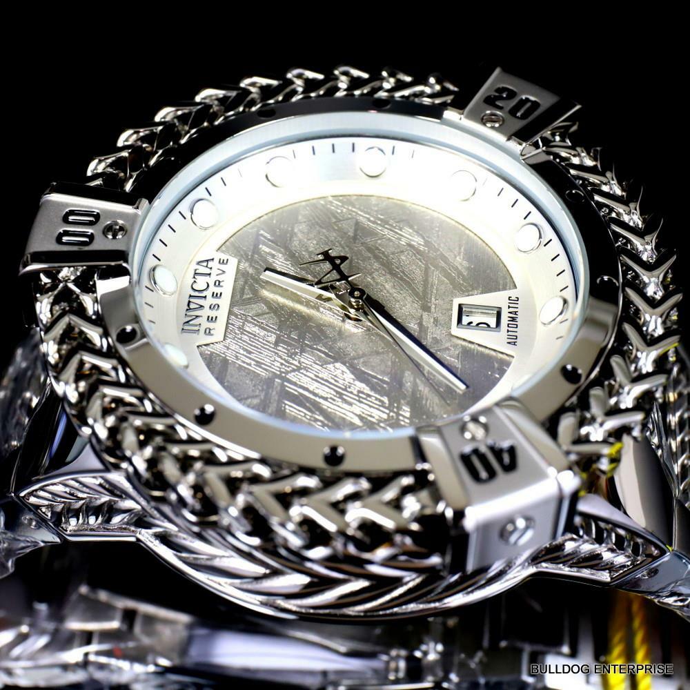 Invicta Reserve Hercules Meteorite Automatic Stainless Steel 56mm Watch New