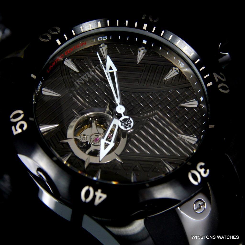 Invicta Marvel Black Panther Venom Automatic Open Heart Ltd Ed 52mm Watch New