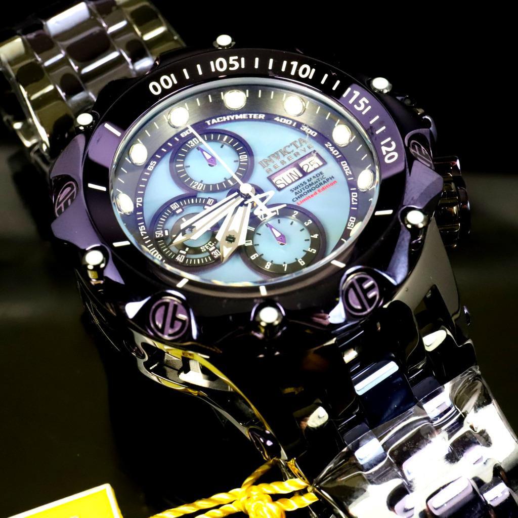 Invicta Reserve Venom Fusion Swiss Made Sellita SW500 Purple Automatic Watch