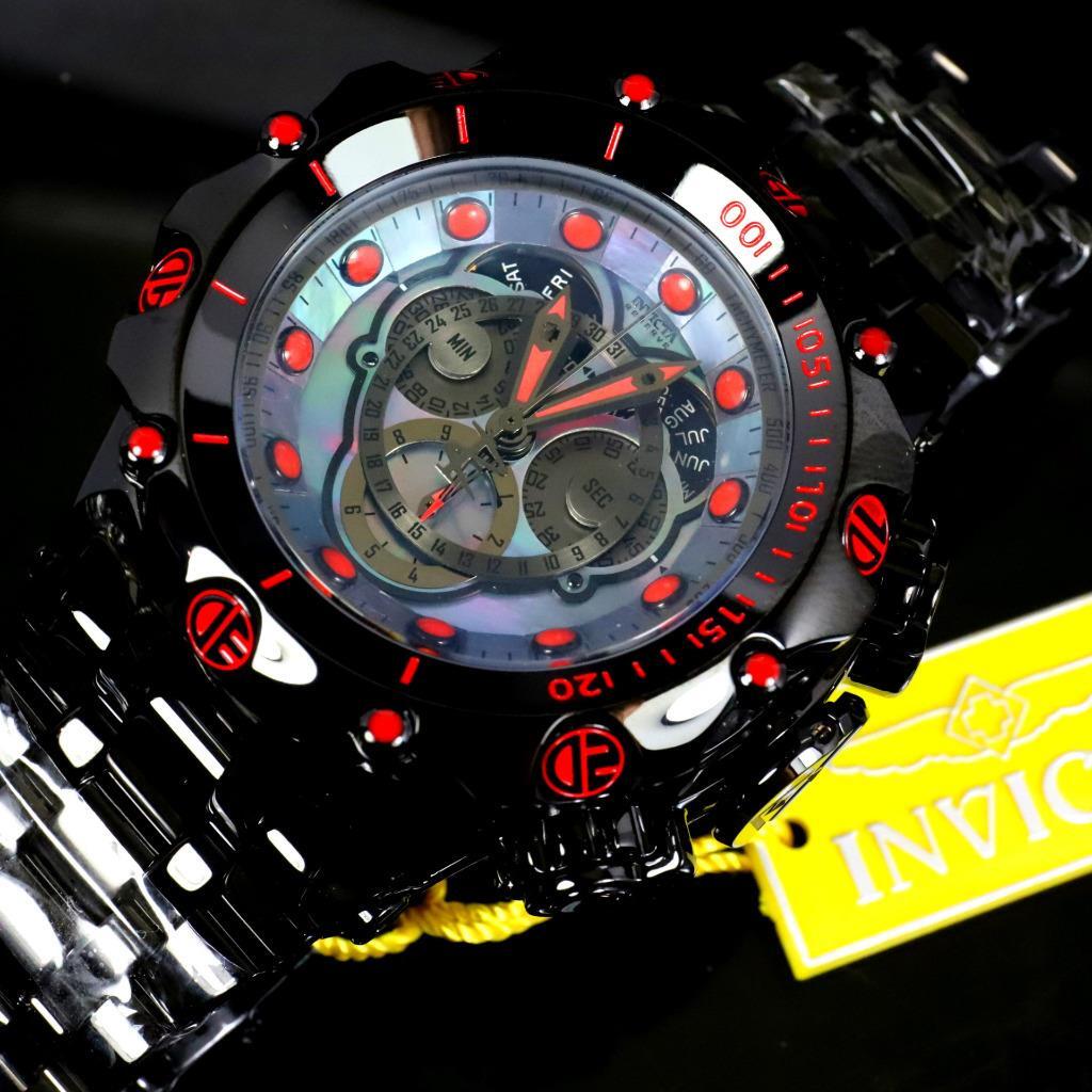 Invicta Reserve Venom Viper Black Label Master Calendar Swiss 5040.F MOP Watch