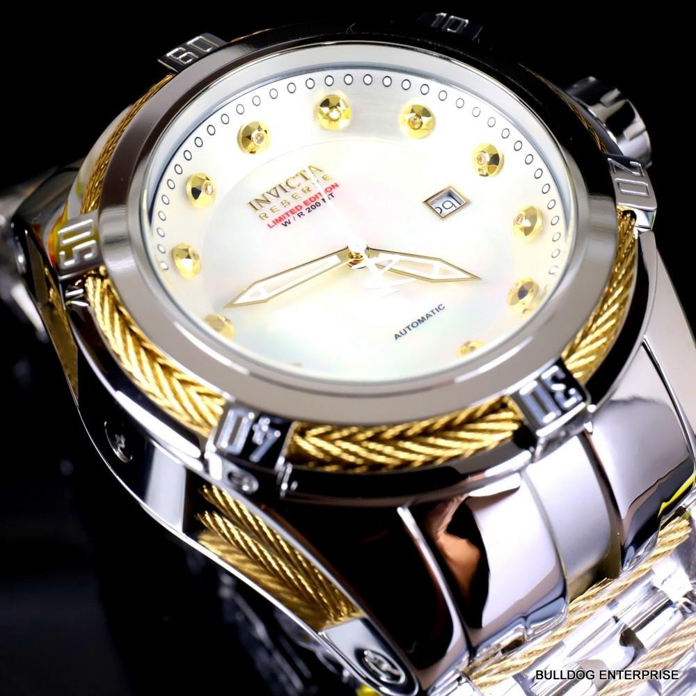 Invicta Reserve Bolt Zeus Heritage Ltd Ed Swiss SW200 Automatic Steel Watch New