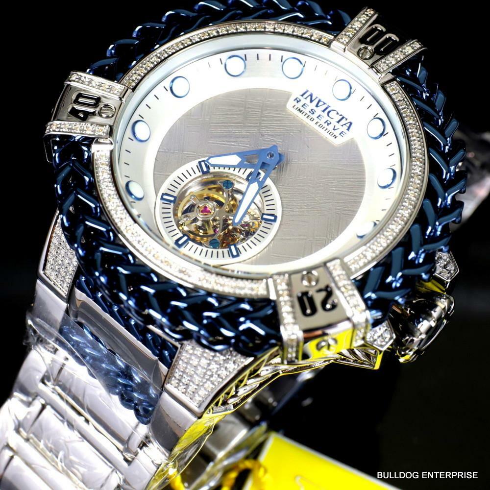 Invicta Reserve Bolt Hercules Meteorite 1.26 CTW Diamond Tourbillon Watch New