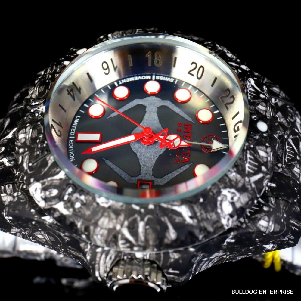 Invicta Reserve Star Wars Hydromax Galatic Empire Swiss Mvt Black Watch 52mm New