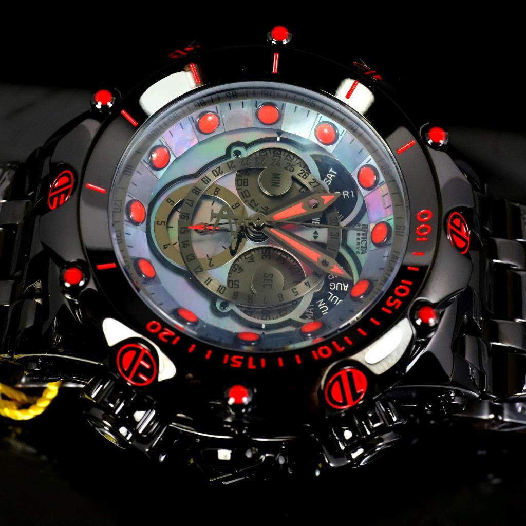 Invicta Reserve Venom Viper Black Label Master Calendar Swiss 5040.F MOP Watch