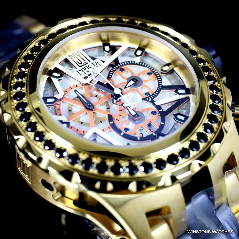Invicta  Reserve JT Subaqua Specialty 5CTW Spinel Gold Plated 52mm Watch New