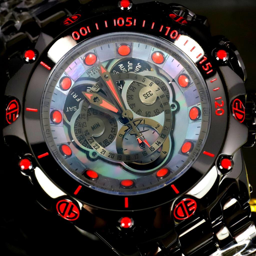 Invicta Reserve Venom Viper Black Label Master Calendar Swiss 5040.F MOP Watch