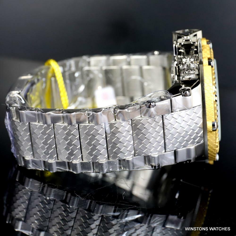 Invicta Subaqua Noma VII Gold Tone MOP Stainless Steel Swiss Mvt Watch 52mm New