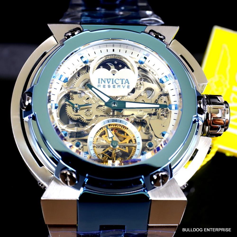 Invicta Reserve X-Wing  Automatic Day/Night Moon Phase Skeletonized Watch New