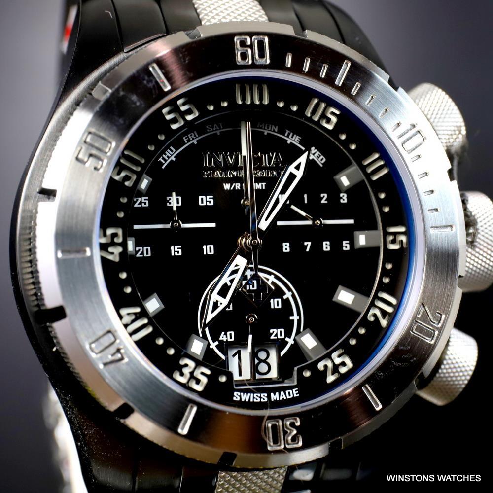 Invicta Platinum Select Coalition Forces Swiss Made Steel Chrono Watch 50mm New