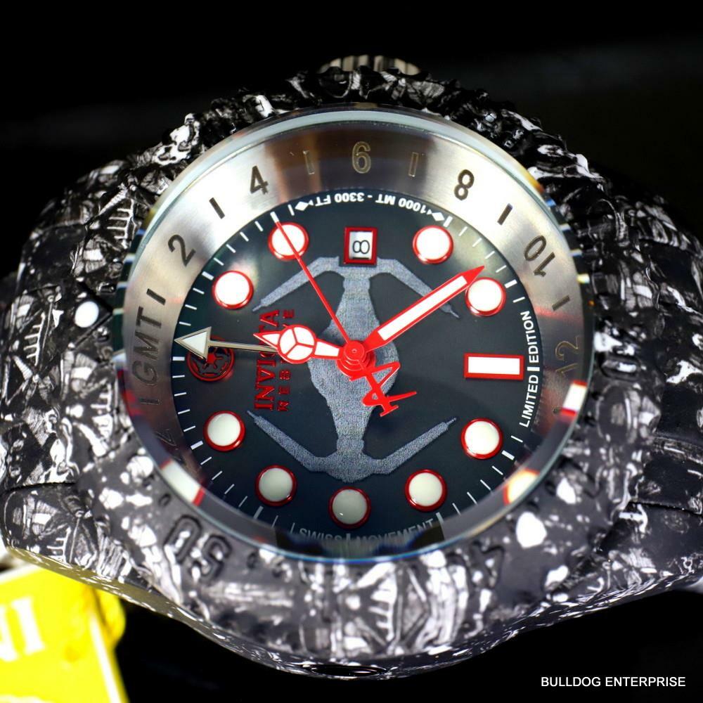 Invicta Reserve Star Wars Hydromax Galatic Empire Swiss Mvt Black Watch 52mm New