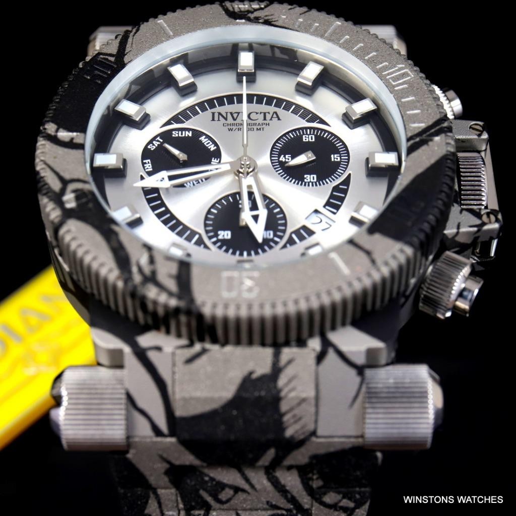 Invicta Coalition Forces Hydroplated Graffiti Steel Chronograph 51mm Watch New