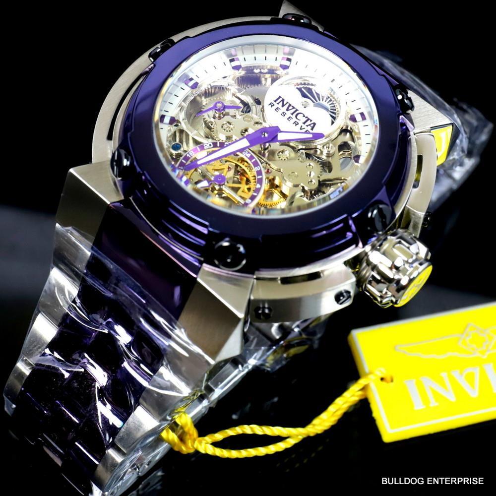 Invicta Reserve X-Wing  Automatic Day/Night Moon Phase Skeletonized Watch New