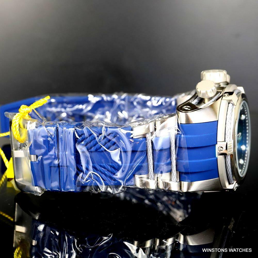 Invicta NFL Bolt Zeus Dallas Cowboys Chronograph Swiss Mvt Blue 52mm Watch New
